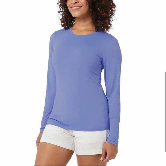 32 degrees ladies air mesh long sleeve tees 2pk - Picture 3 of 7